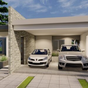 Casa ergonómica moderna de 141 mts²