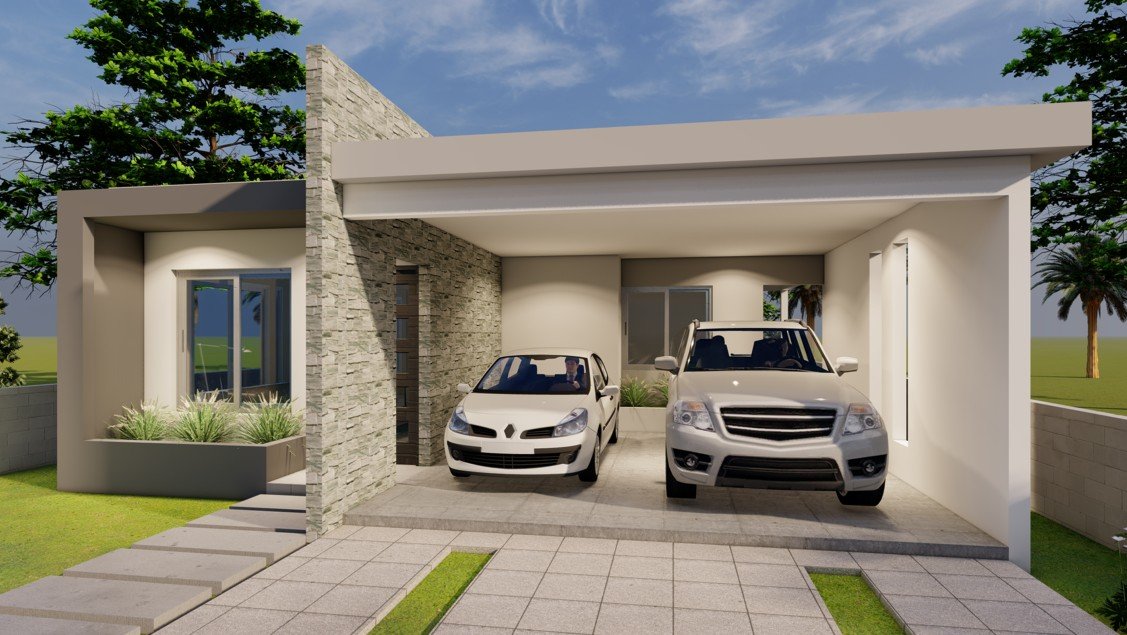 Casa ergonómica moderna de 141 mts²