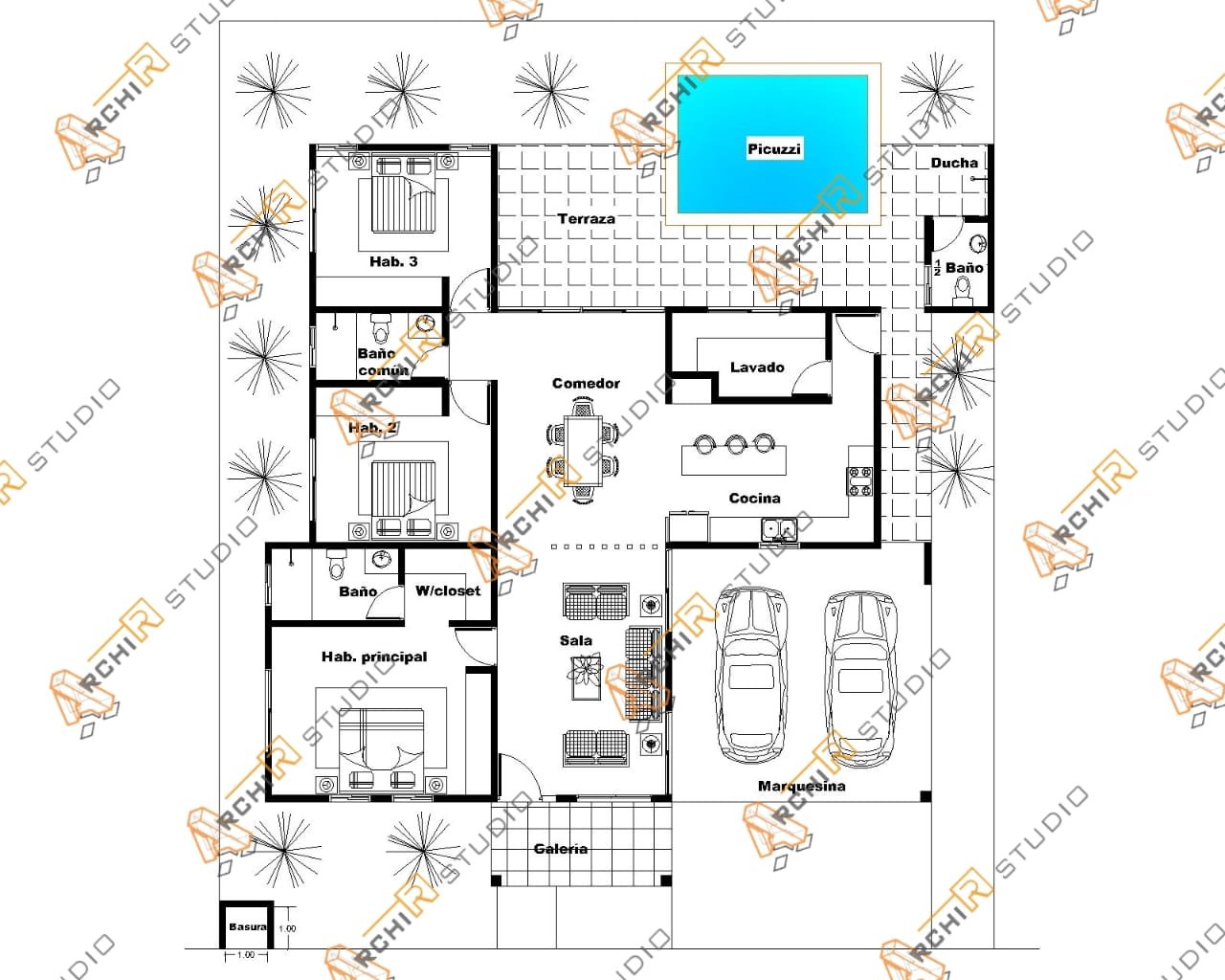 Casa de 245 mts² con piscina - Imagen 8